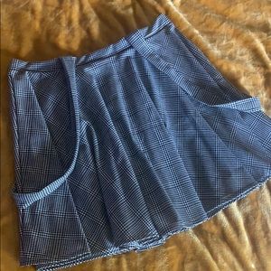 Houndstooth Pinafore Skirt